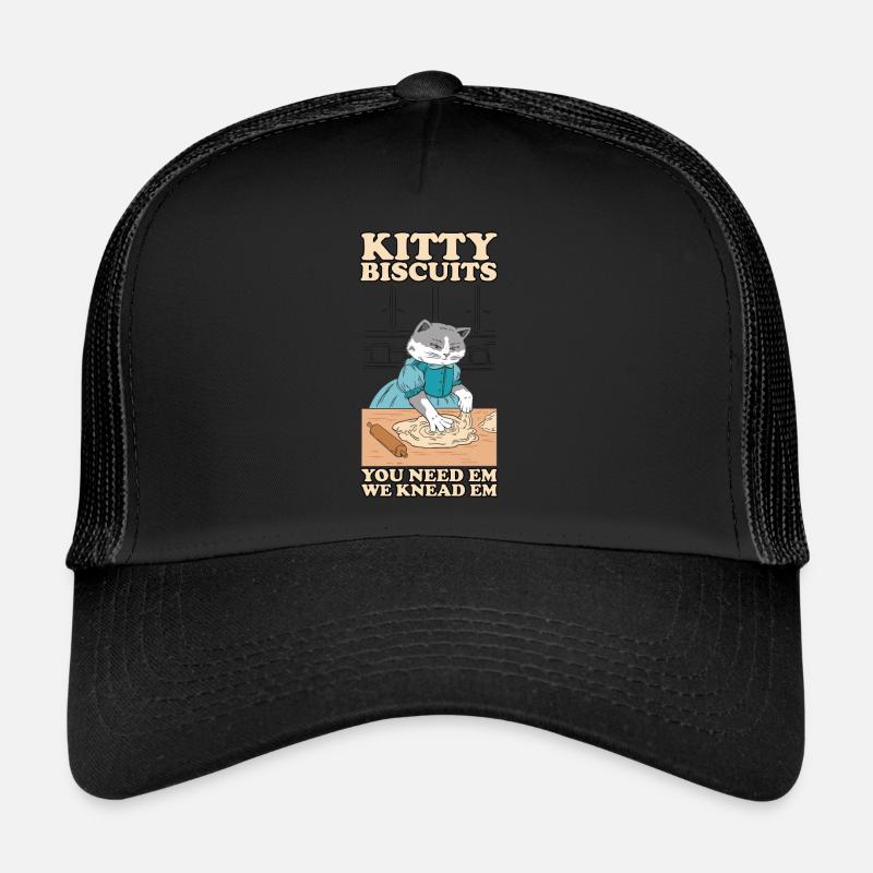 Kitty Biscuits Cat Cat Biscuits Baker Baker Casquette trucker 