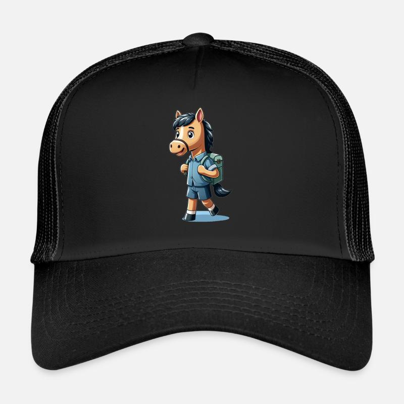 Mignon cheval d’écolier Casquette trucker 