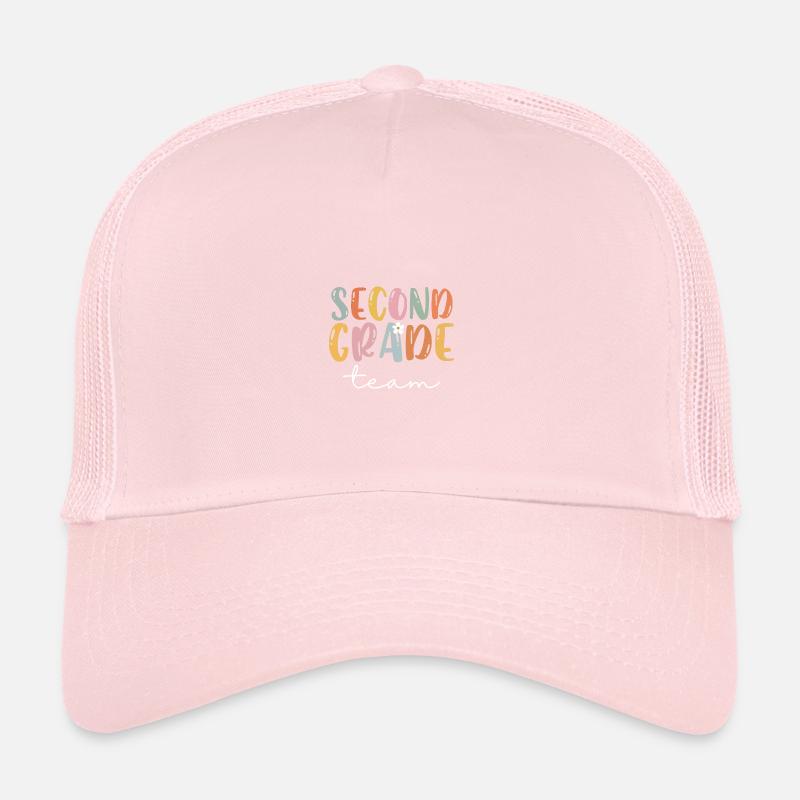 Team Second Grade Tribe Second Grade Teacher Trucker Cap