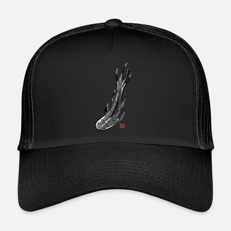 Koi Fish - Casquette trucker  - noir/noir