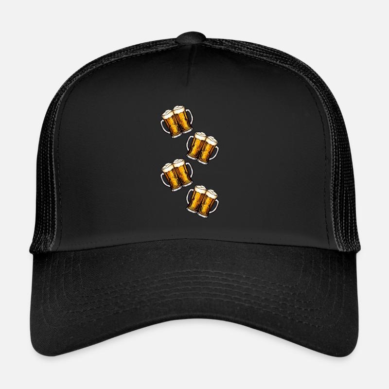 Bierkrug Bier Anstoßen Trucker Cap