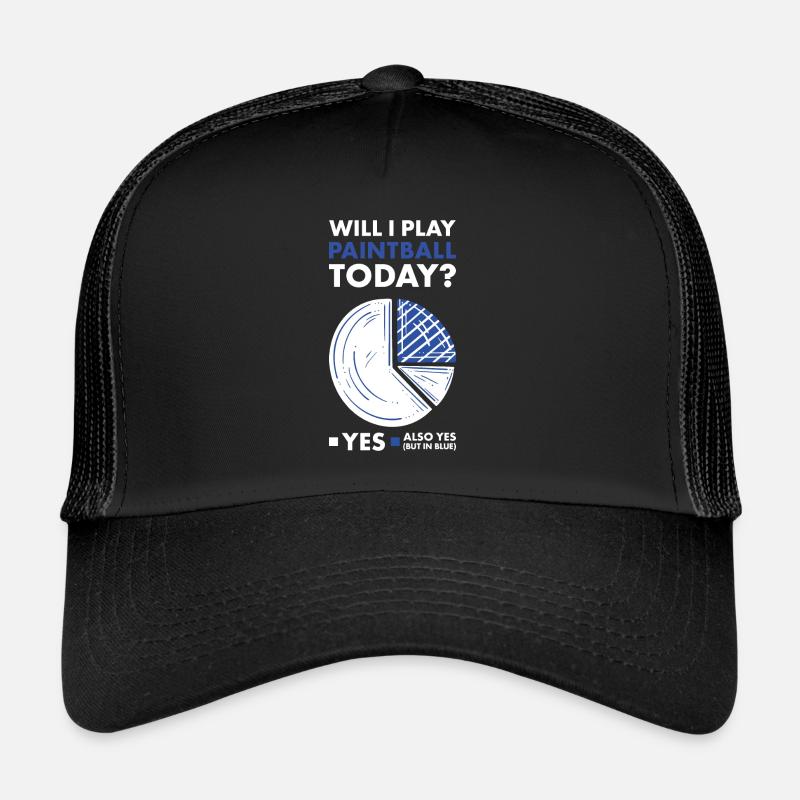 Sport Will I Play Paintball Trucker Cap