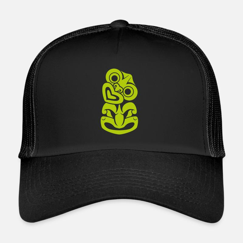 Tikki // green Trucker Cap