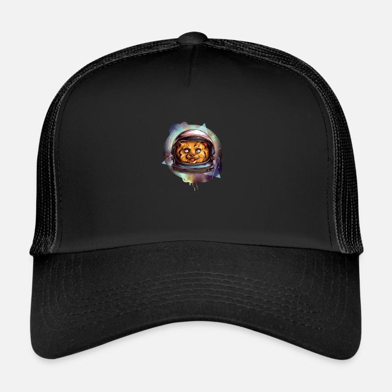 Weltraum Katze Trucker Cap