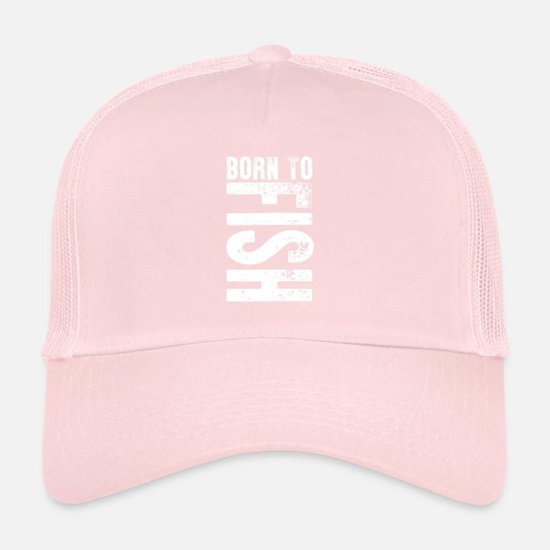 Né pour pêcher amant de passe-temps idée cadeau Casquette trucker 
