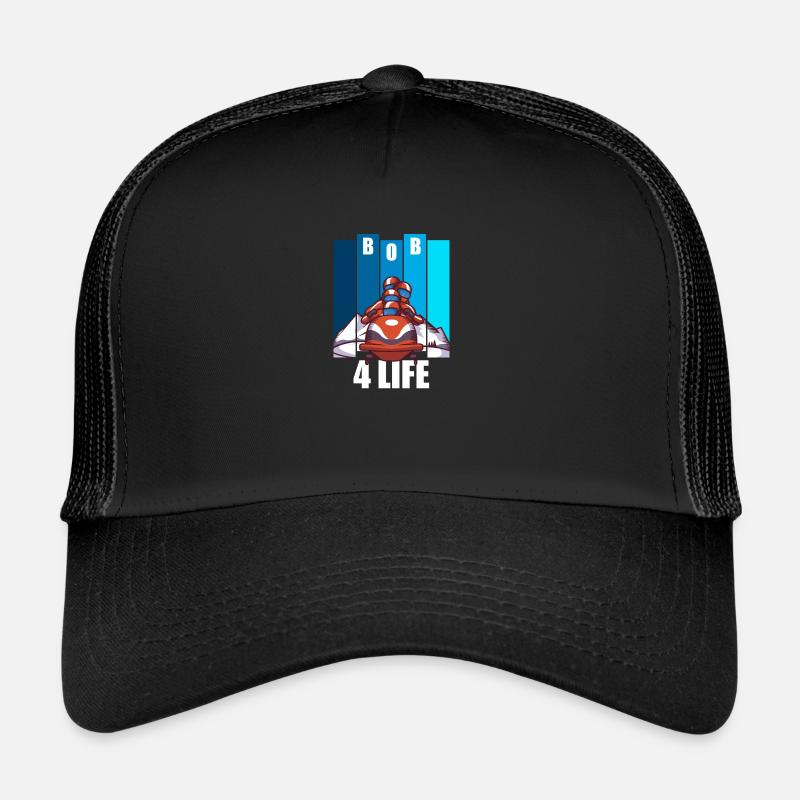 Bobsleigh winter sport four-man bobsleigh - Trucker Cap - black/black