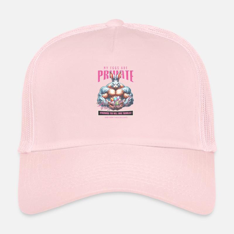Easter Bunny "My Eggs Are Private" Trucker Cap