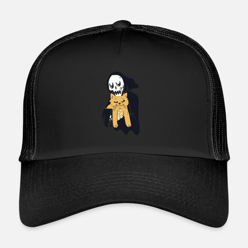 Der Sensenmann liebt Katze Trucker Cap