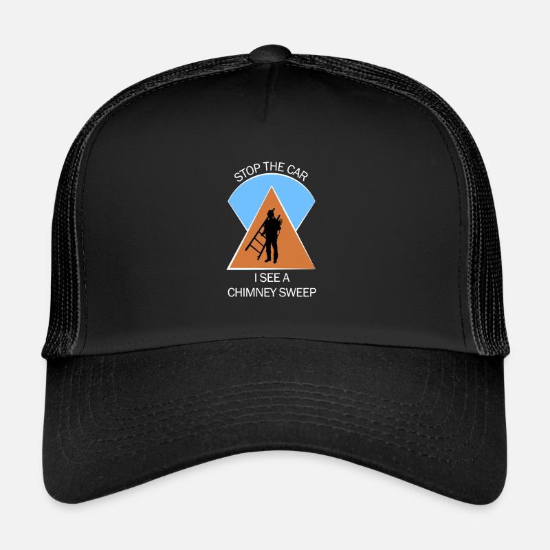 Schornsteinfeger Schlotfeger - Trucker Cap - Schwarz/Schwarz