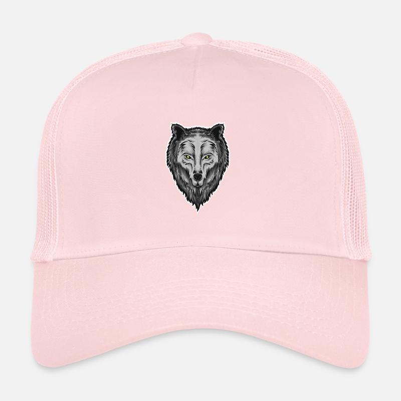 Visage de loup Casquette trucker 