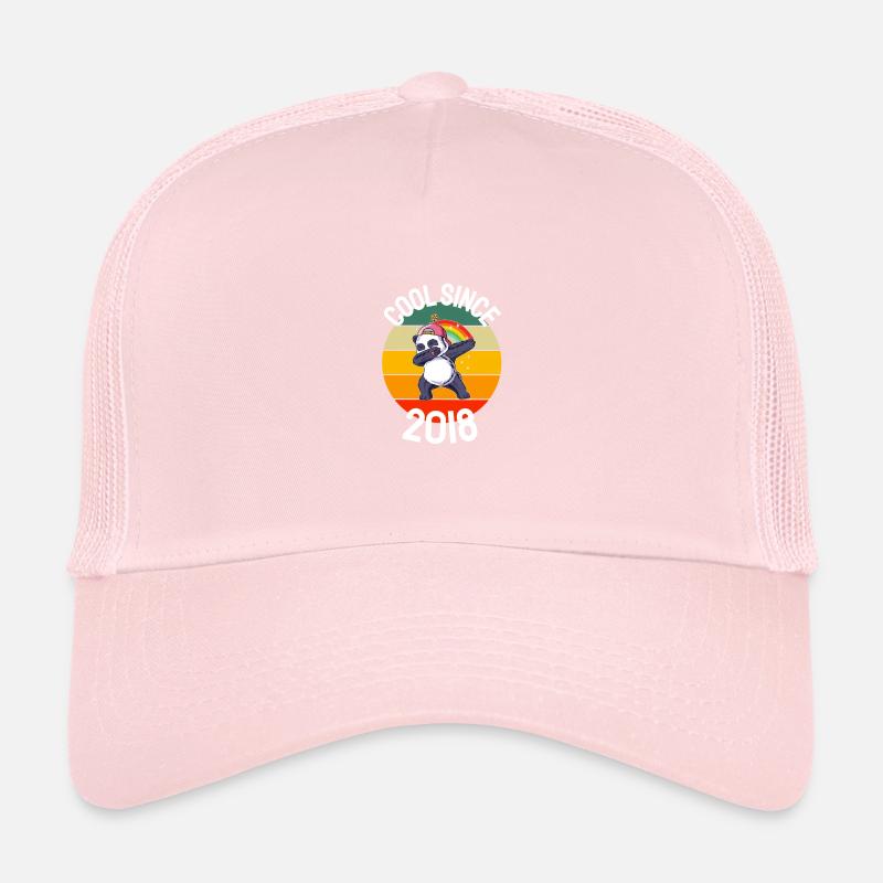 Cool Seit 2018 Retro Dabbing Panda 4. Geburtstag Trucker Cap