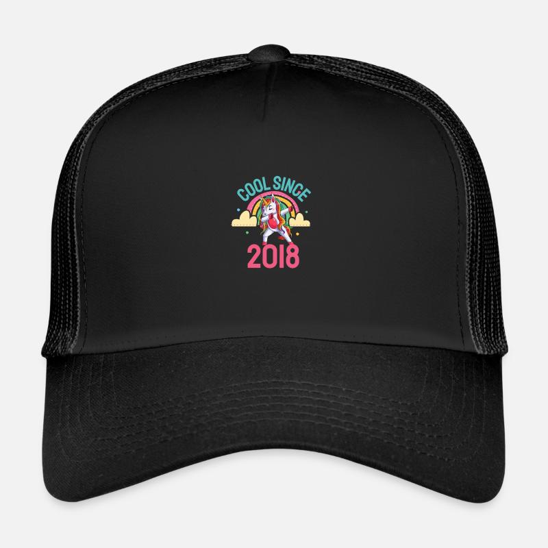 Cool seit 2018 Dabbing Einhorn 4. Geburtstag Trucker Cap