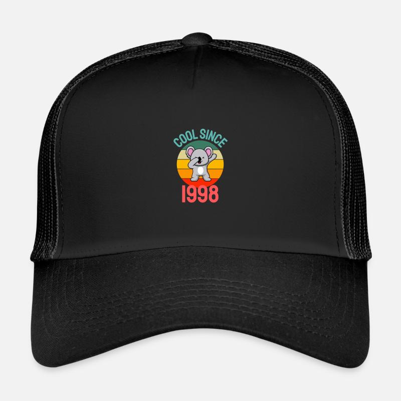 Cool seit 1998 Retro Dabbing Koala 24. Geburtstag Trucker Cap