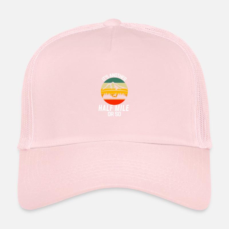 Hirsch Wanderer Retro Wald Lustiges Wandern Casquette trucker 
