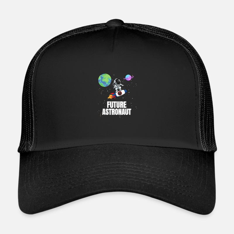 Galaxy Rocket Space Future Astronaut Trucker Cap
