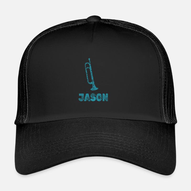 Blasmusik Jason - Trucker Cap - Schwarz/Schwarz