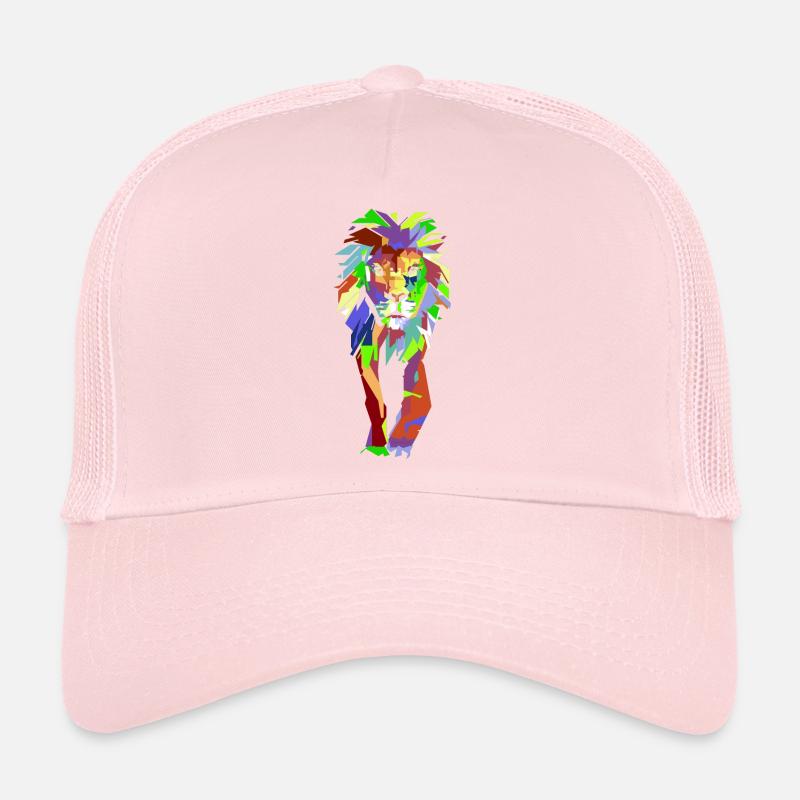 Lion Pop Art Trucker Cap