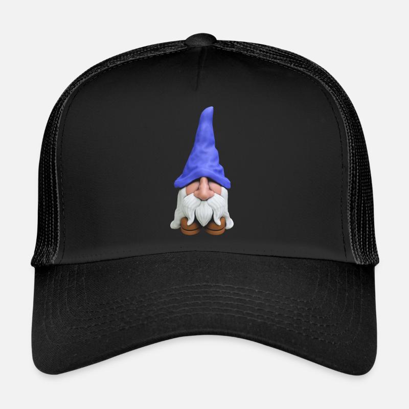 Christmas Funny Gnomes - Trucker Cap - black/black
