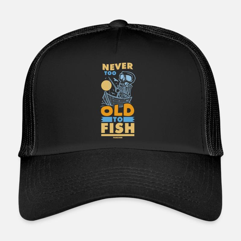 Angler - Trucker Cap - Schwarz/Schwarz