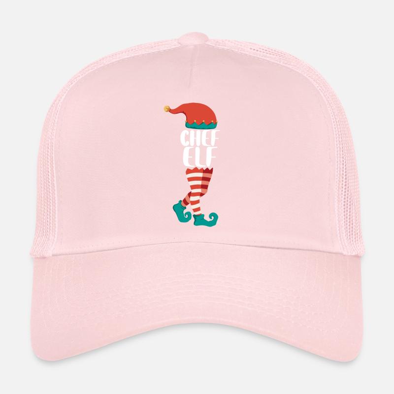 Christmas Elf Partner Look Design Elfes de Noël Casquette trucker 