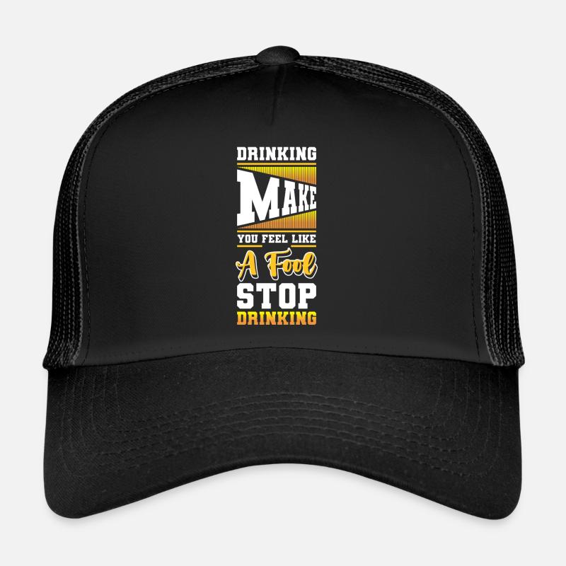 Beer Drinking Beer Belly No Thanks Trucker Cap