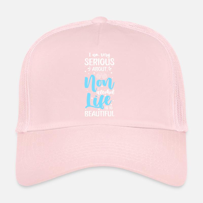 Boire de l’alcool Excès Non Merci Casquette trucker 