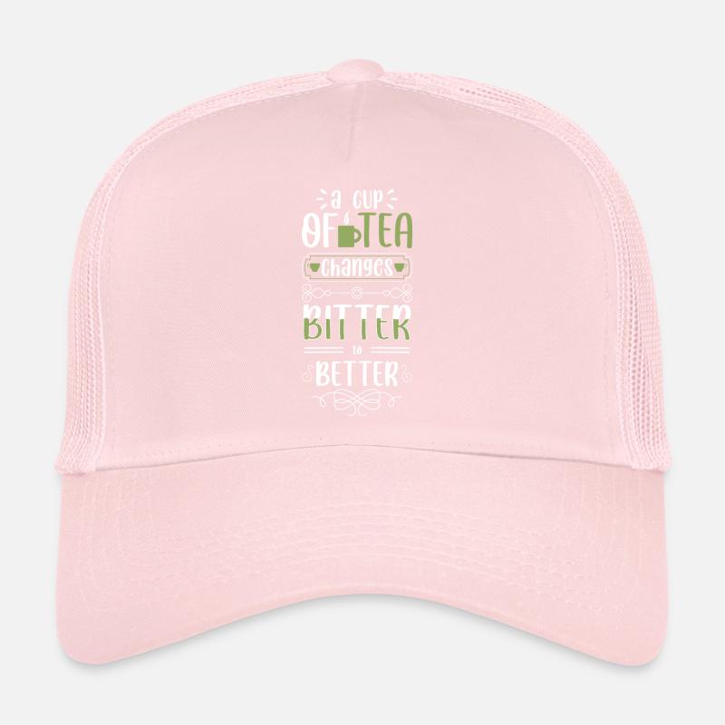 Tea Drinker Cup Recovery Drink Trucker Cap