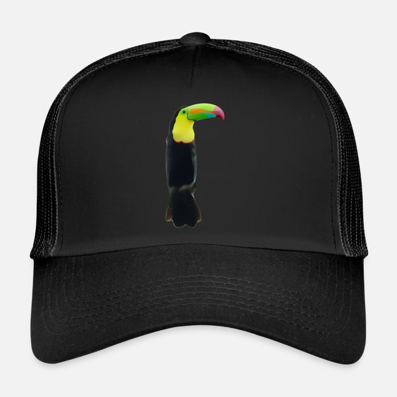 Der meisterhafte Tocan - Trucker Cap - Schwarz/Schwarz