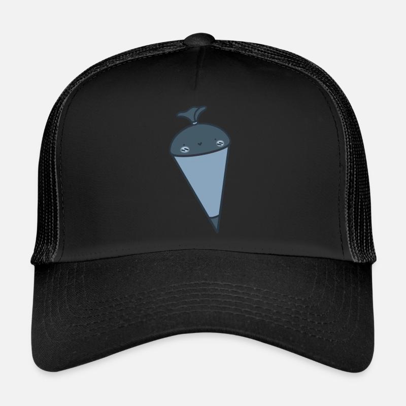 Joli cône d’école bleu Casquette trucker 