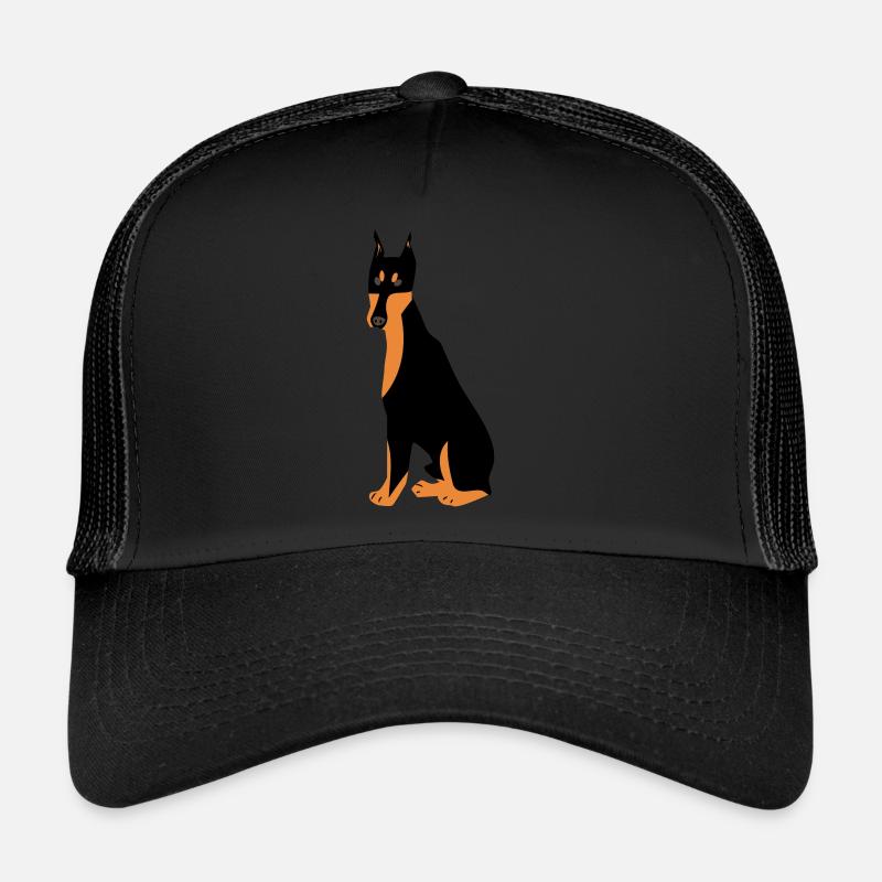 Chien doberman Casquette trucker 