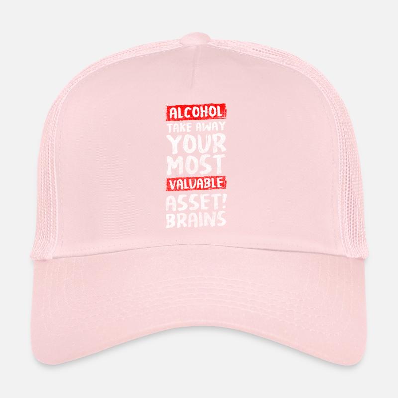 Alcohol Quit Motivation Trucker Cap