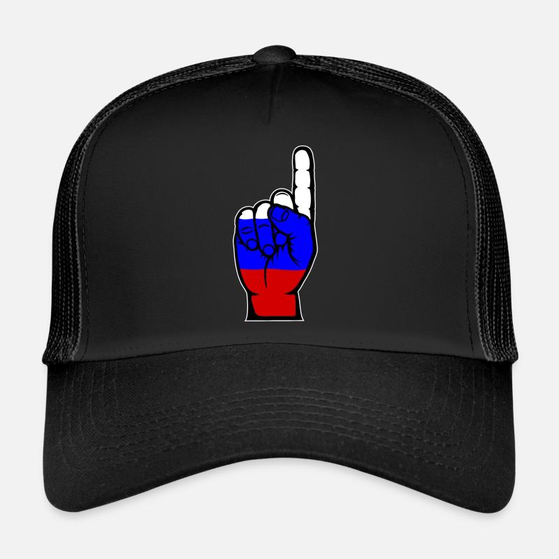 Drapeau russe numéro 1 Casquette trucker 