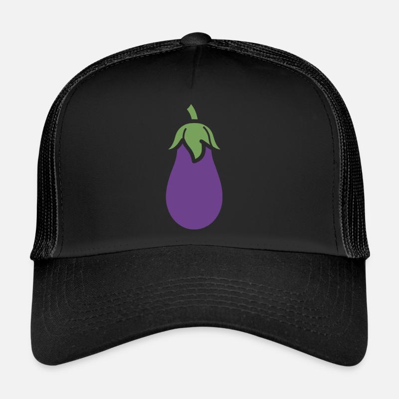 Eggplant Trucker Cap