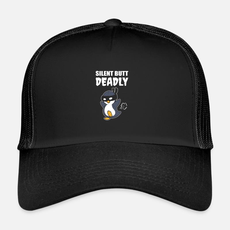 Silent but deadly Psychopathic Poison Trucker Cap