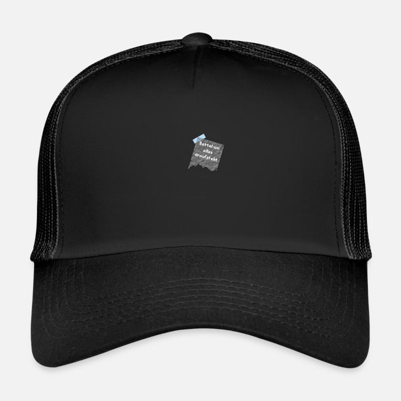 zettel weiss Trucker Cap