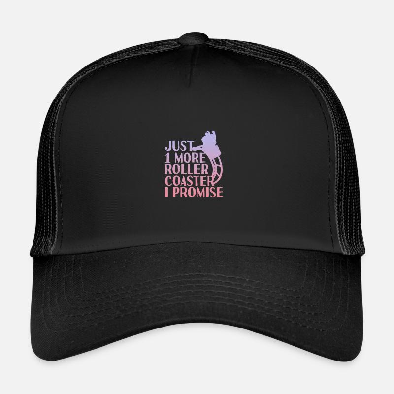 Roller Coaster Amusement Park Amusement Park Trucker Cap