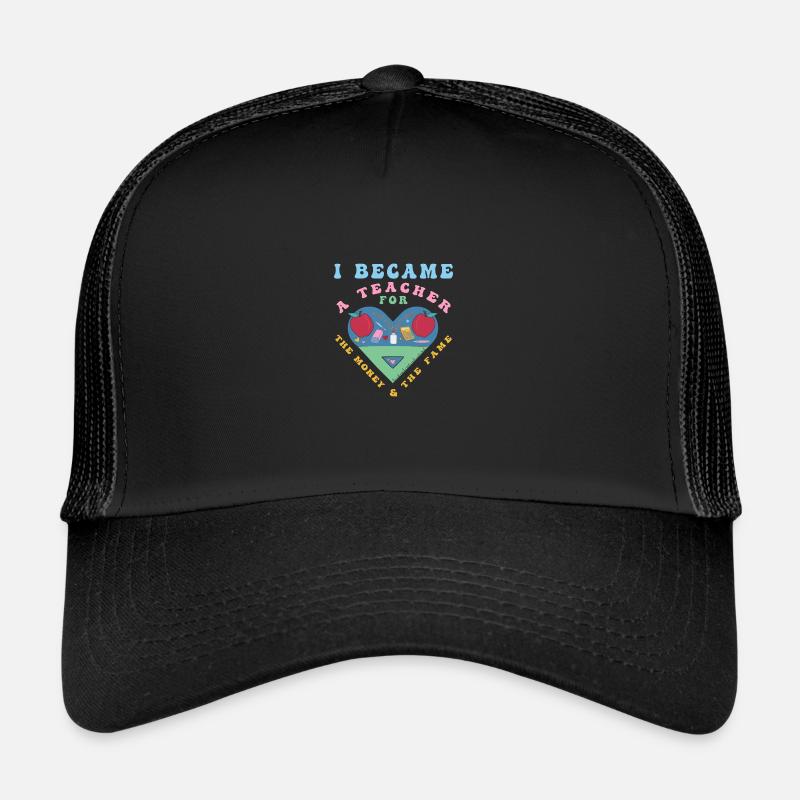 Drôle de professeur disant école Casquette trucker 
