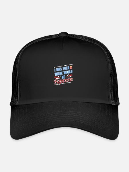Popcorn - Trucker Cap - Schwarz/Schwarz