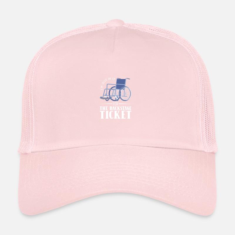 Rollstuhl Rollstuhlfahrer Trucker Cap