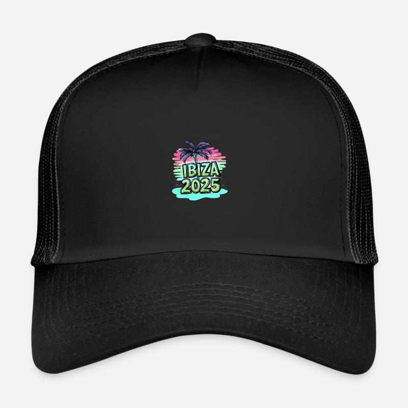Plage d’Ibiza 2025 Casquette trucker 