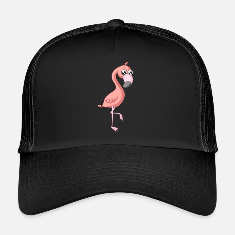 Flamant comique doux Casquette trucker 