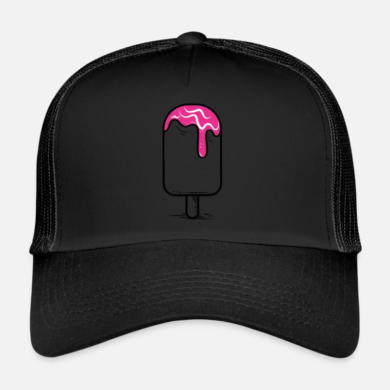 Popsicle - Trucker Cap - black/black