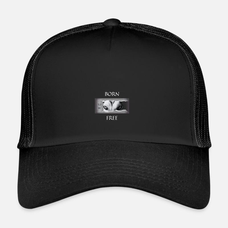 Né pour être libre. Casquette trucker 