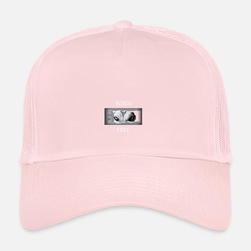 Né pour être libre. Casquette trucker 