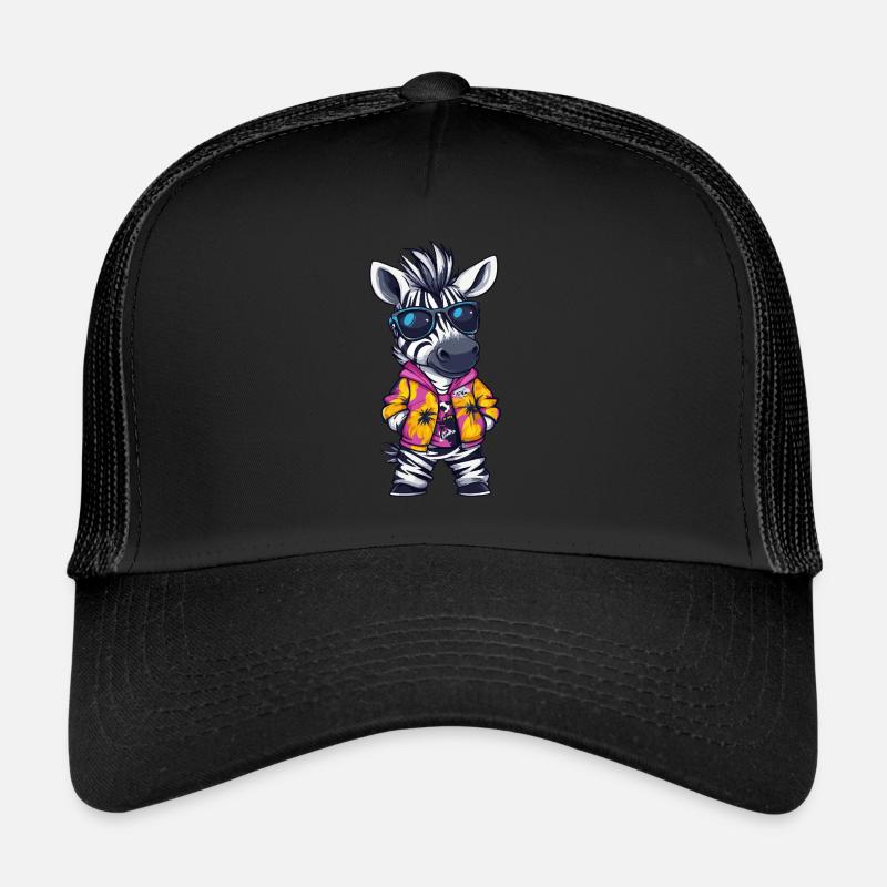 Zebra Comic Lustig Sommer Trucker Cap