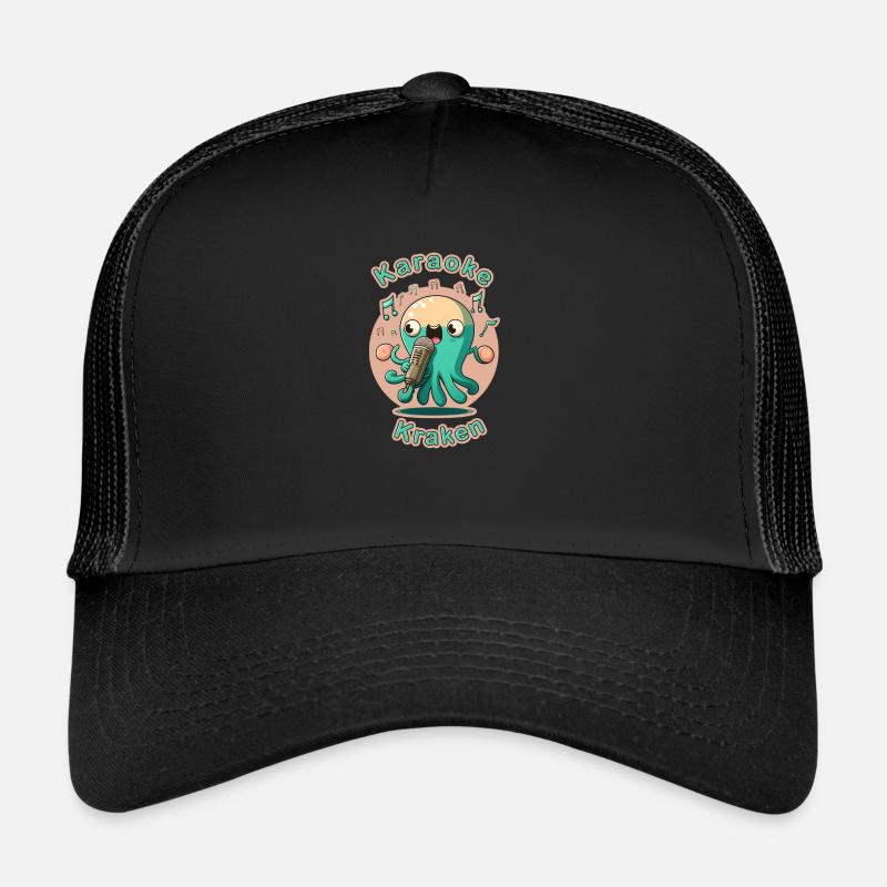 Karaoke Kraken - Singen, cute, süß, niedlich Trucker Cap