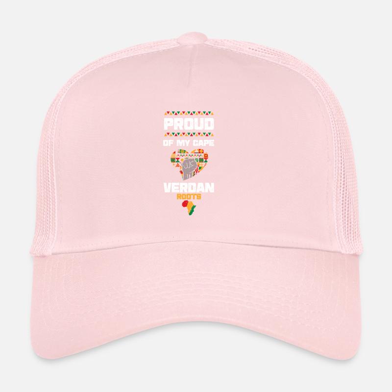 Fier de mes racines capverdiennes Casquette trucker 