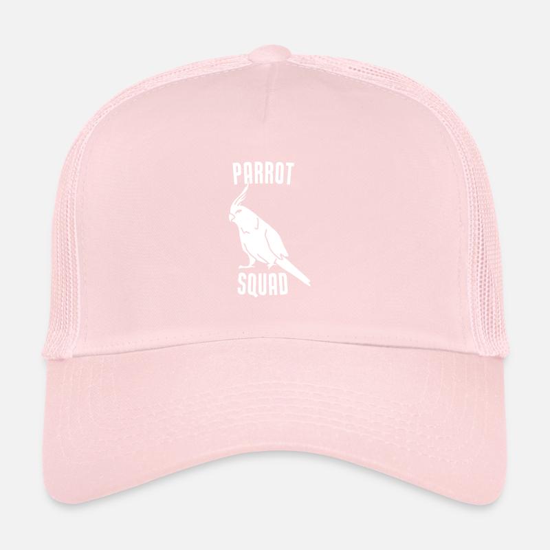 Parrot Squad Drôle d’amant de perroquet Casquette trucker 