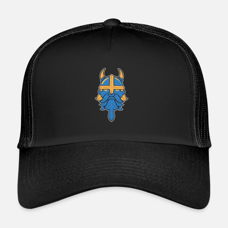 Schweden Schwedisch Wikinger Wiking Trucker Cap