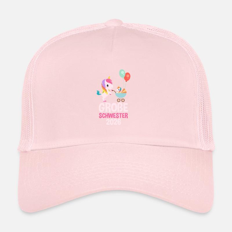 Große Schwester 2026 Süße Einhorn Trucker Cap